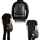 3-in-1 Bicycle Pannier Bag with Rain Cover
