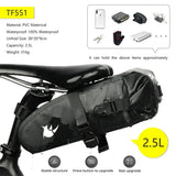 Waterproof Bike Saddle Bag 5L – 13L