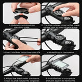 Rockbros Wireless Bluetooth GPS Bicycle Computer, IPX7 Waterproof Speedometer