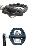 2-in-1 MTB Bike Pedals, Flat & SPD Compatible