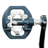 2-in-1 MTB Bike Pedals, Flat & SPD Compatible
