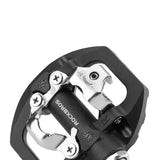 2-in-1 MTB Bike Pedals, Flat & SPD Compatible