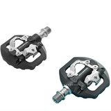 2-in-1 MTB Rockbros Bicycle Lock Pedals, Anti-Slip Flat Platform & Shimano SPD Compatible