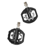 2-in-1 MTB Bike Pedals, Flat & SPD Compatible