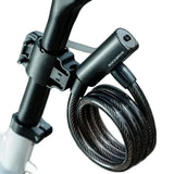 Portable Zinc Alloy Bicycle Cable Lock with Keys