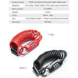 Rockbros Mini 3-Digit Combination Steel Cable Lock
