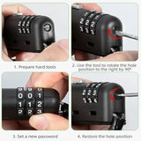 Rockbros Mini 3-Digit Combination Cable Lock