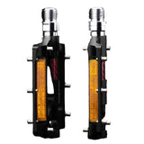 Rockbros Alloy Bearing MTB Bike Pedals, Reflective Anti-Slip Flat Platform