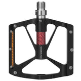 Rockbros Alloy Bearing MTB Bike Pedals, Reflective Anti-Slip Flat Platform