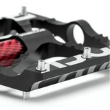 Rockbros Alloy Bearing MTB Bike Pedals, Reflective Anti-Slip Flat Platform