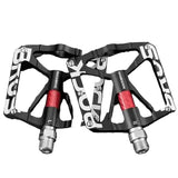 Rockbros Alloy Bearing MTB Bike Pedals, Reflective Anti-Slip Flat Platform