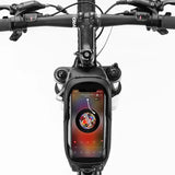 Waterproof Bicycle Front Phone Bag with Touchscreen, Fits 6.5-Inch Phones