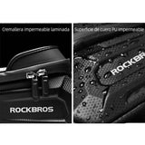 Waterproof Bicycle Front Phone Bag with Touchscreen, Fits 6.5-Inch Phones