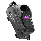 Waterproof Bicycle Front Phone Bag with Touchscreen, Fits 6.5-Inch Phones