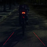 Wireless LED Bicycle Seatpost Tail Light with Remote Contro