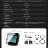 GPS Bicycle Computer, Waterproof Digital Speedometer & Odometer