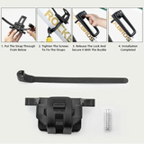 Silicone U-Shaped Anti-Theft Lock for Bicycle, Motorcycle & E-Bikes