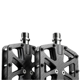 Rockbros 3-Bearing Carbon Fiber Bike Pedals, Ultra-Light Anti-Slip MTB & Road Cycling Pedals