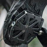 Rockbros 3-Bearing Carbon Fiber Bike Pedals, Ultra-Light Anti-Slip MTB & Road Cycling Pedals