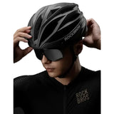 Adjustable Cycling Helmet 58–62cm with Integrated Magnetic Goggles