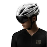 Adjustable Cycling Helmet 58–62cm with Integrated Magnetic Goggles