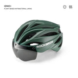 Adjustable Cycling Helmet 58–62cm with Integrated Magnetic Goggles