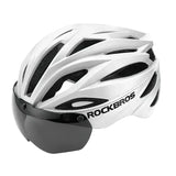 Adjustable Cycling Helmet 58–62cm with Integrated Magnetic Goggles