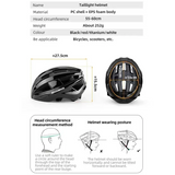 Cycling Helmet with USB Rechargeable Rear Light