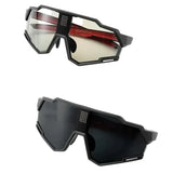 Photochromic Polarized Cycling Glasses, Liquid Crystal Sports Sunglasses