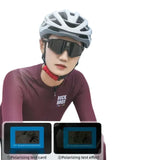 Photochromic Polarized Cycling Glasses, Liquid Crystal Sports Sunglasses
