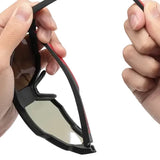 Photochromic Polarized Cycling Glasses, Liquid Crystal Sports Sunglasses