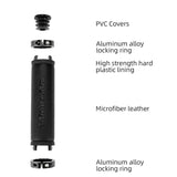 Leather & Silicone MTB Bicycle Grips
