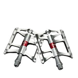 Rockbros Ultralight Aluminum Alloy MTB Pedals, 4-Bearing Flat Platform