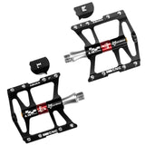 Rockbros Ultralight Aluminum Alloy MTB Pedals, 4-Bearing Flat Platform