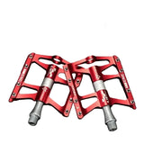 Rockbros Ultralight Aluminum Alloy MTB Pedals, 4-Bearing Flat Platform