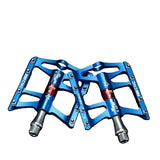 Rockbros Ultralight Aluminum Alloy MTB Pedals, 4-Bearing Flat Platform