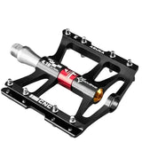 Rockbros Ultralight Aluminum Alloy MTB Pedals, 4-Bearing Flat Platform