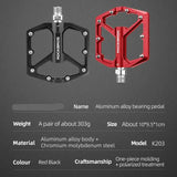 Rockbros Ultralight Aluminum Alloy MTB Pedals, Sealed Bearing