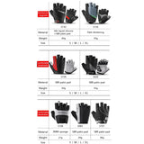 Half-Finger Cycling Gloves with GEL Padding, Shockproof Non-Slip (different types available)