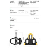 Rockbros Carbon SPD Lock Pedals with Titanium Axle
