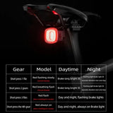 Smart Bicycle Rear Light with Auto Brake Sensing (IPX6 Waterproof)