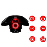 Smart Bicycle Rear Light with Auto Brake Sensing (IPX6 Waterproof)