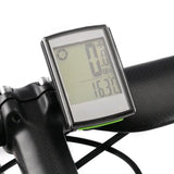 Waterproof Wireless Bicycle Computer with LCD Backlight, Speedometer & Odometer
