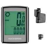Waterproof Wireless Bicycle Computer with LCD Backlight, Speedometer & Odometer