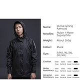 Waterproof Cycling Raincoat, Breathable Windproof Reflective