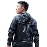 Waterproof Cycling Raincoat, Breathable Windproof Reflective