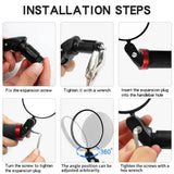 Rotating Bicycle Rearview Mirror (1pc & 2pcs)