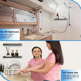 RV Wall-Mount Foldable Aluminum Storage Shelves