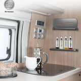 RV Wall-Mount Foldable Aluminum Storage Shelves