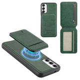Magsafe Wallet Case for Samsung S/A Series 2-in-1 (Green)
